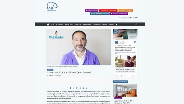 5 questions à ... Karim Ghalem (Mon Gustave)