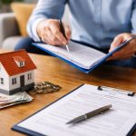 assurance loyers impayés GLI avec un propriétaire et un locataire examinant un contrat de location, symbolisant la protection contre les loyers impayés.