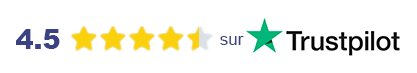 4,5/5 trustpilot Avis