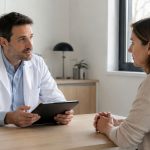 Patient échangeant avec un médecin lors d’une consultation pour obtenir un deuxième avis médical